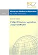 Erfolgsfaktoren des legislativen Lobbying in Br�ssel: Konzeptualisierung, Analyse und Handlungsempfehlungen f�r Genossenschaften in der EU