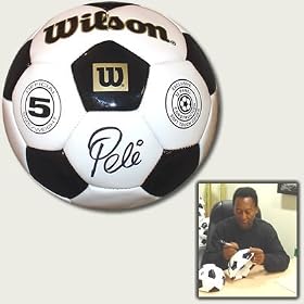 Pele Hand Signed Soccer Ball