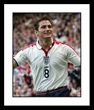 Frank Lampard English National Team - Goal Celebration - Framed 8x10 Photograph