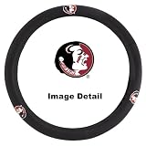 FSU Florida State University Seminoles Car Truck SUV Genuine High-Grade Leather Steering Wheel Cover