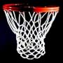 Basketball nylon net, Braided white Basketball net