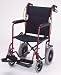 Wheelchair, 19 inch Transport/companion lightweight