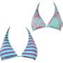 Nomis Jungle Book Reversible String Tri Bikini Top - Women's