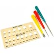 4 Bead Reamers Diamond Pearl Gauge Beading Drill Tools