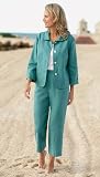 Shoreline Linen Pants Set