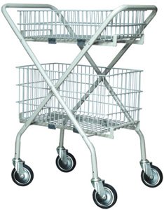 Wire Basket for Versacart Folding Utility Cart, Small, - 2 EA/CS, carts sold separately