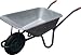 85L Metal Galvanised Wheelbarrow with Pneumatic Tyre Heavy Duty Garden DIY NEW