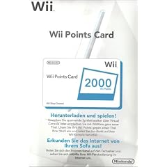 Wii Points Card 2000