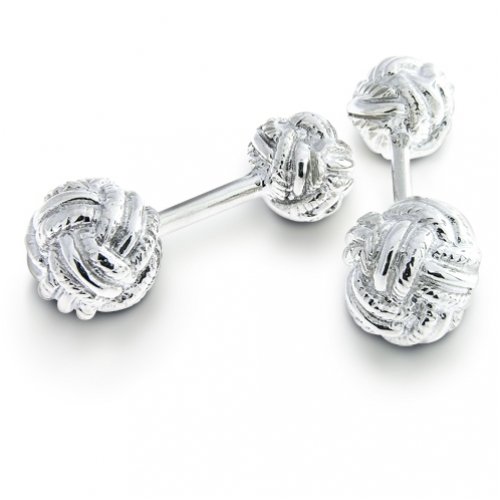 Click To Valentines Day Bling Jewelry Classic Silver Double Woven Love Knot Cufflinks Details... Valentines Day Bling Jewelry Classic Silver Double Woven Love Knot Cufflinks