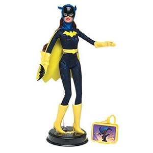 Barbie as BatGirl: 11.5" Collectible Doll with Stand and Character Logo from DC Comics Super Friends