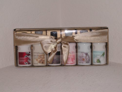 Bath & Body Works Signature Collection Pleasures Lotion Gift Set in a Holiday Box! Set Includes 6- 2 Fl Oz. Lotions- Moonlight Path, Japanese Cherry Blossom, Sea Island Cotton, Warm Vanilla Sugar, Black Amethyst, and Sweet Pea