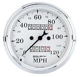 Auto Meter 1693 Old Tyme White In-Dash Speedometer Gauge