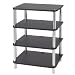 Sanus Systems AFA Accurate Furniture Audio Stand (Black)