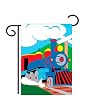 Train Garden Flag Indoor/outdoor 13.5" X 18"