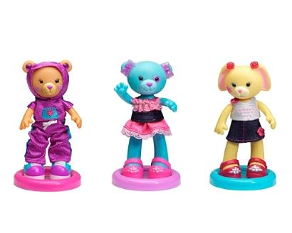 Build-A-Bear Workshop - Furbulous Fashion Friends 3-Pack Bundle (Sporty Bear/Ruffles Bear/Petal Bunny)