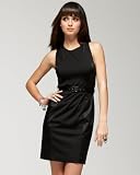 Railroad Stitched Strapless Dress - black (4)
