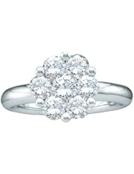1.50CT-DIA FLOWER RING