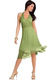 Georgette Halter Dress