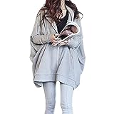 beauty factory マタニティ パーカー フード 長袖 大きめ ゆったり マタニティー服 サイズ M L (L)