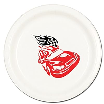 Race Car Dinner Plate(8/pkg)