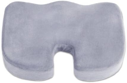The Seat Relief - Premium Pain Relief Seat Cushion - Memory Foam Plus Comfort Cooling Gel - For Use with Chairs, Cars, Trucks, Buses, Trains, Airplanes, Wheelchairs (Classic Style)