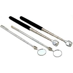 4 Magnetic 15Lb Pick Up Tool Mirror Inspection Tools