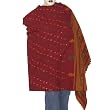 Body Wrap Tribal Embroidered Wool Shawls 80 x 40 inches (ktds524)