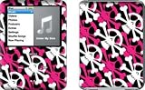 Skully Pink Design Protective Decal Skin Sticker for Apple iPod nano 3G (3rd Generation) 4GB/ 8GB Player