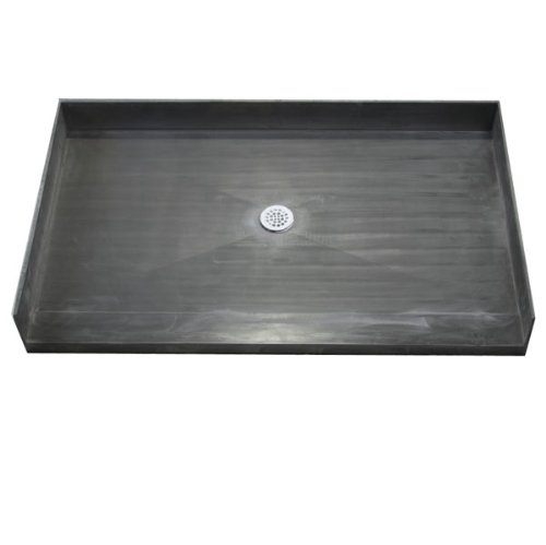 Tileready Shower Base 3060CBF-PVC-TR. 30 '' D x 60 '' W, black