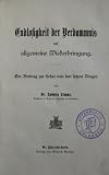 Endlosigkeit der Verdammnis und allgemeine Wiederbringung, ein Beitrag zur Lehre von den letzten Dingen [von Ludwig Lemme];