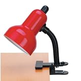 Lite Source LS-111RED Clip-On Lamp, Red