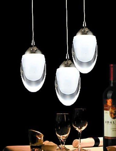 250mm Round 3Wx3 LED Light Egg-Shaped Chandelier Light Pendant Lamp for Living Room Bar Saloon Dining Room , 110-120v