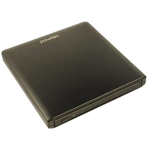 Pawtec Slim External Aluminum Slot-Loading BDXL Blu-Ray Writer / Burner (Black) On Sale