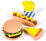 Fast Food Erasers