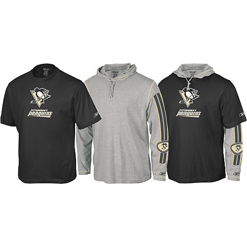 Childrens Toyshop  Sporting Goods : Reebok Pittsburgh Penguins 3 in 1 Hoodie and T-Shirt Combo