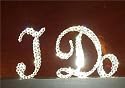 Swarovski Crystal Cake Topper I Do