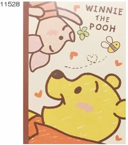 Disney Winnie the Pooh B5 Notebook Colorful Crayon Design 11528