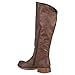 Journee Collection Womens Regular Sized and Wide-Calf Knee-High Riding Boot