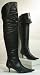 Trendig schick Overknees Stiefel schwarz oder weiß