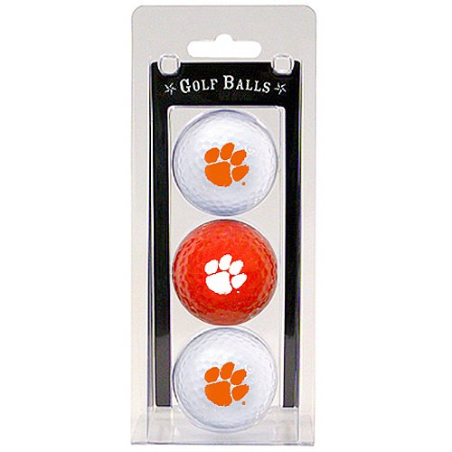 Clemson Tigers Pack Of 3 Golf Balls From Team Golf