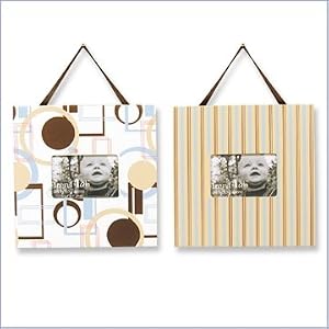 Cocoa Dots Two-Piece Nursery Frame Set