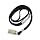 Advantus 36-Inch Safety Lanyard for ID Cards/Badges, Clip Style, Black, Box of 24 (75403)