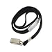 Advantus 36-Inch Safety Lanyard for ID Cards/Badges, Clip Style, Black, Box of 24 (75403)