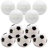 5 Smooth and 5 Soccer Foosballs