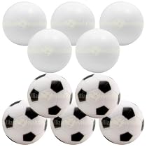 5 Smooth and 5 Soccer Foosballs