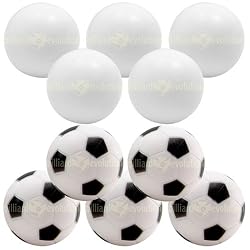 5 Smooth and 5 Soccer Foosballs