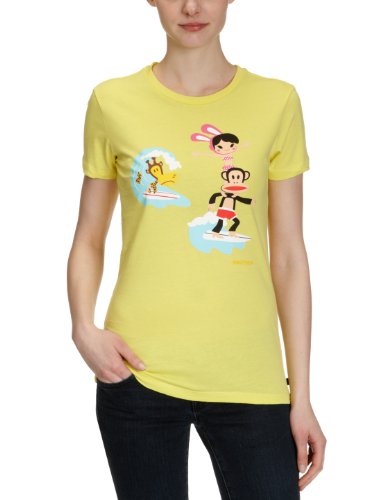 Paul Frank Damen T-shirt Julius Friends, green sheen, M, 06-21AW60015