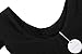 Arshiner Girls Kids Classic Long Sleeve Leotard Dance Ballet Tutu Dress,Black,130(Age for 5-6Y)
