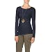 Michael Stars Supima 1x1 Long Sleeve Crew Neck, One Size, Edgewater
