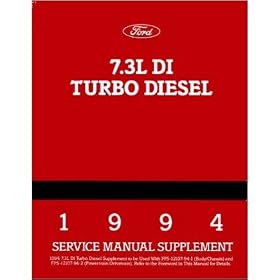 1994 FORD TRUCK 7.3 Liter Diesel Engine Shop Service Manual